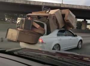 Overloaded Car Fail Transportation