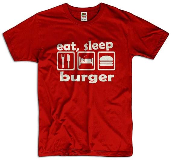 Eat Sleep Burger T-Shirt