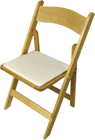 NES Natural Wood Folding Chair