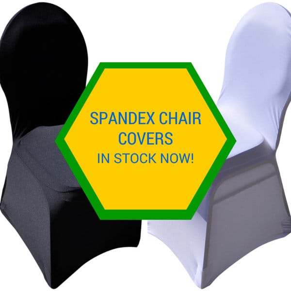 Spandex Chair Covers NOW IN STOCK