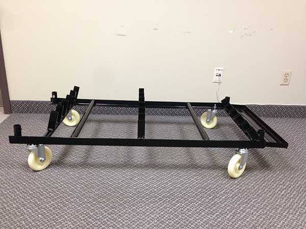 Cruiser Table Cart with Wheels Assembled