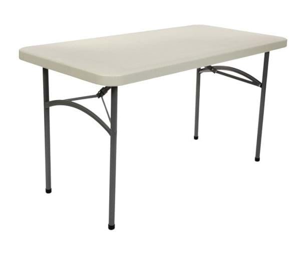 4ft x 30in Plastic Folding Table
