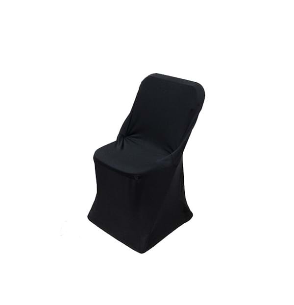 Spandex Folding Chair Cover on Plastic Folding Chair
