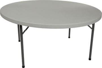 60 Round Plastic Folding Table, round banquet tables