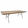 Picture of NES 8ft x 42" Wood Rectangle Folding Table
