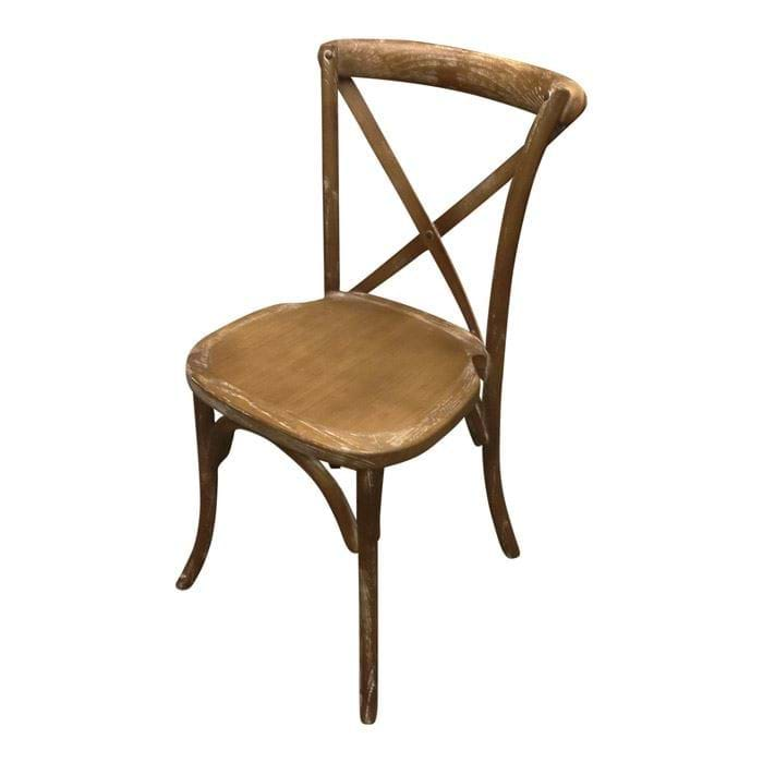 Brown Rustic Wood Cross Back Chair Wholesale Crossback Chair