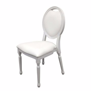 Picture of White King Louis Chair - Lot of 131 Chairs