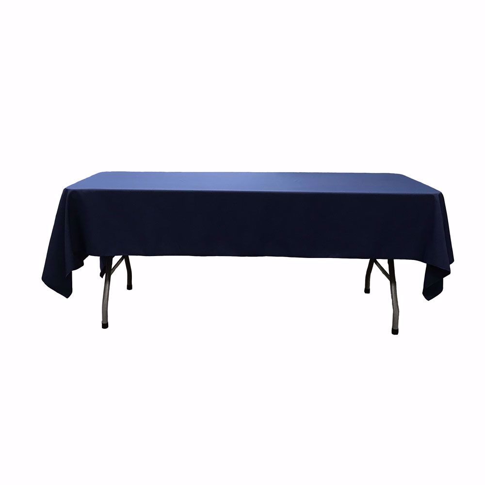 60x102 Inch Rectangular Polyester Tablecloth National Event Supply