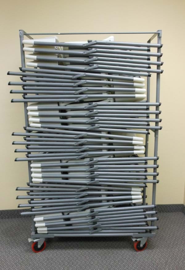 28 Chairs on Cart