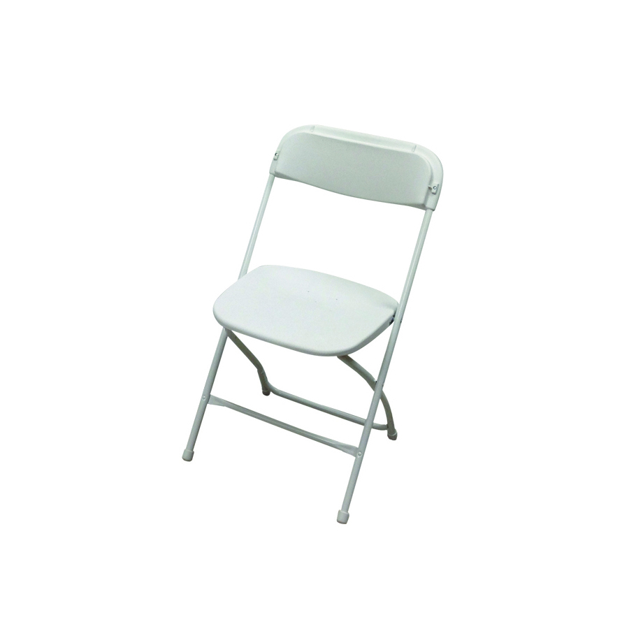 Royal Blue on Grey Plastic Folding Chair